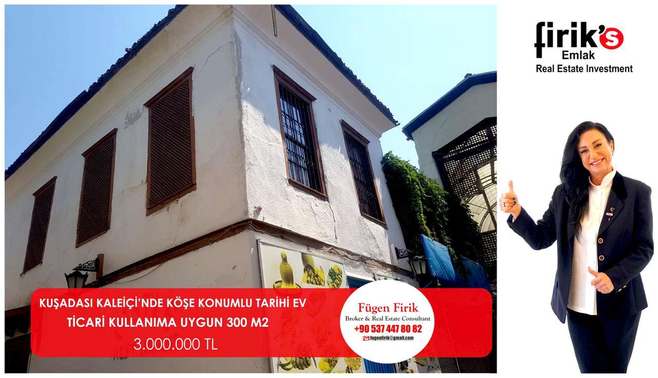 Historic house with corner position in Kaleiçi